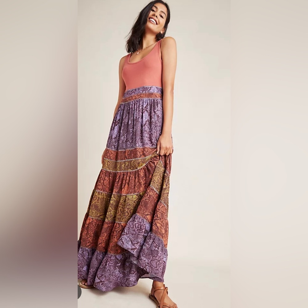 Anthropologie maxi dress